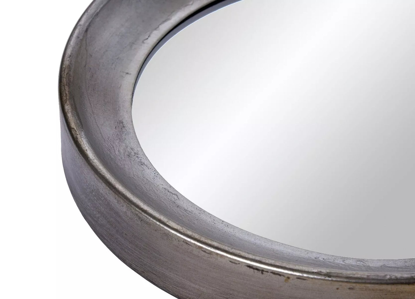 Veidrodžio gale yra kabykla, leidžianti pakabinti ant sienos