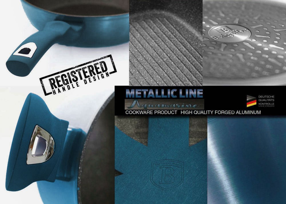 Puodai ir aksesuarai iš BERLINGER HAUS serijos METALLIC