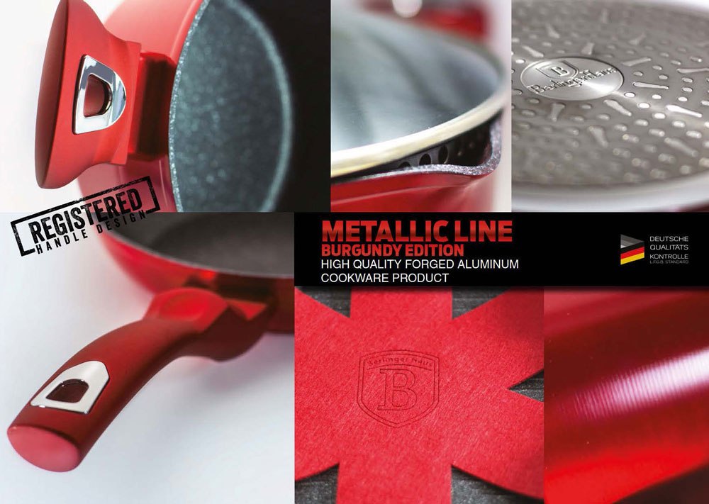 Puodai ir aksesuarai iš BERLINGER HAUS serijos METALLIC
