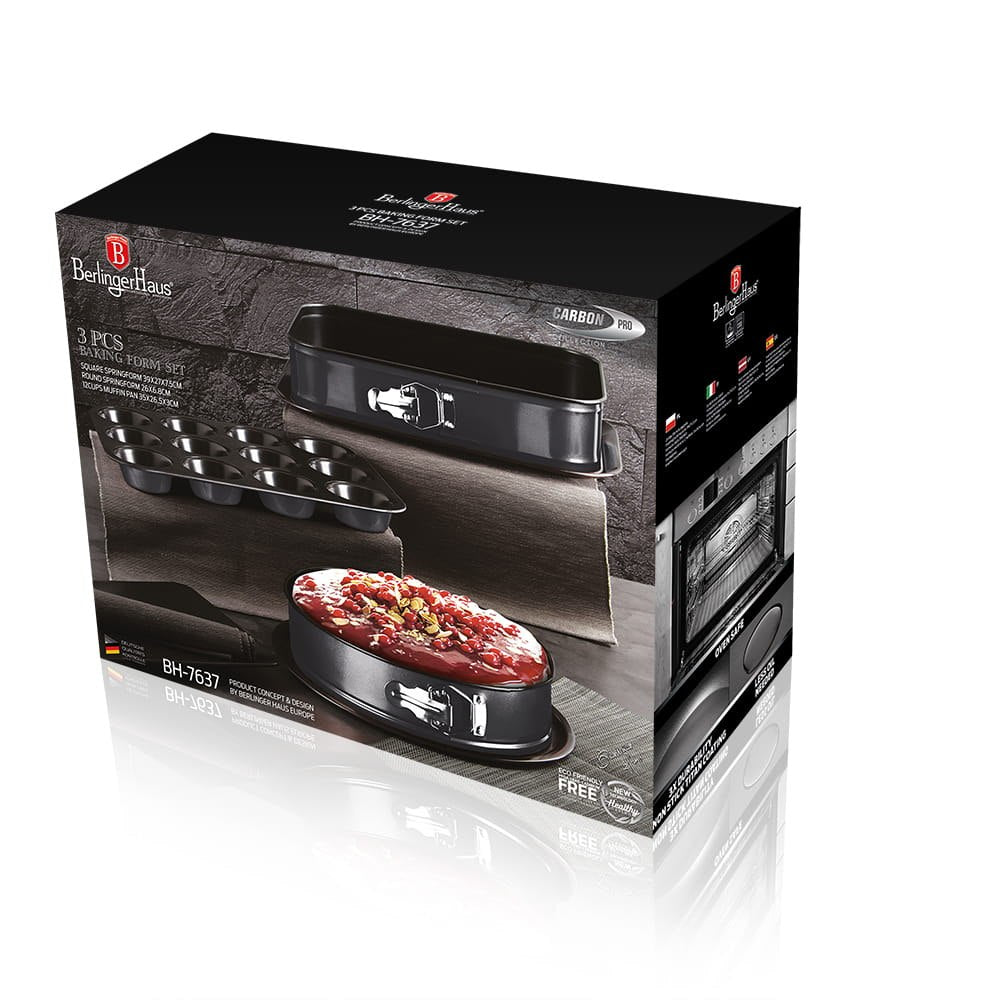 Kepimo formų rinkinys skirtas kepti pyragus, apkepus, bandeles